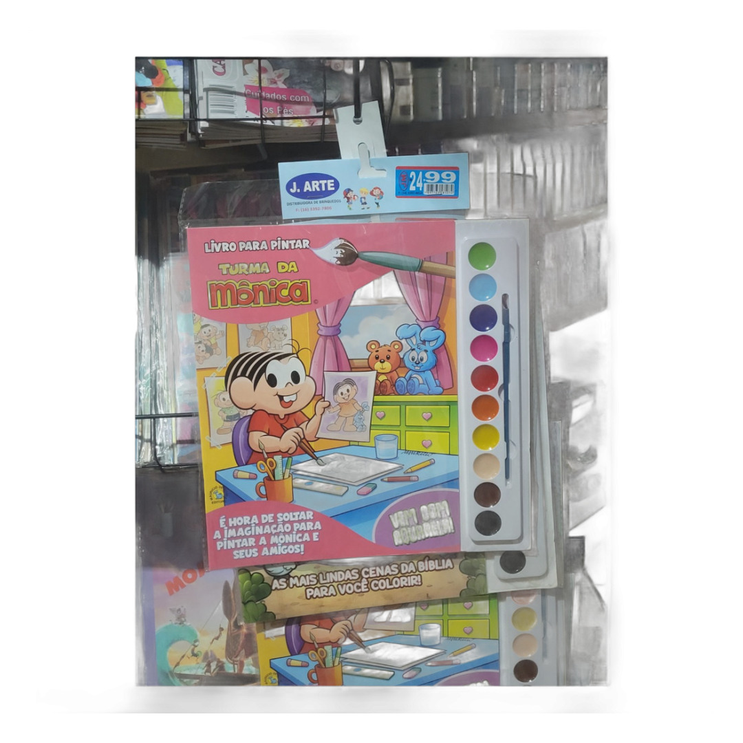 Livro de Pintura Turma da Mônica