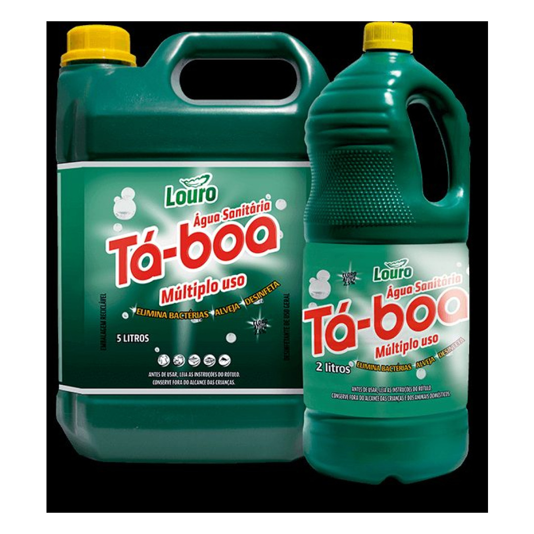 Água Sanitária Tô-Boa, limpeza eficaz