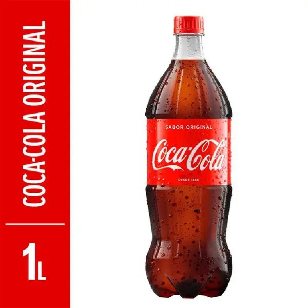 10 Unidades - Coca-Cola Original 1L, refrescante!